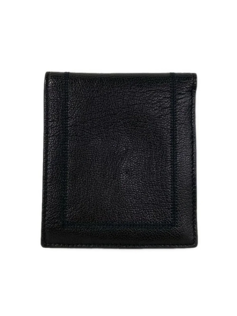 Saint Laurent Yves Rive Gauche Bifold Wallet Black Leather - Picture 2 of 6
